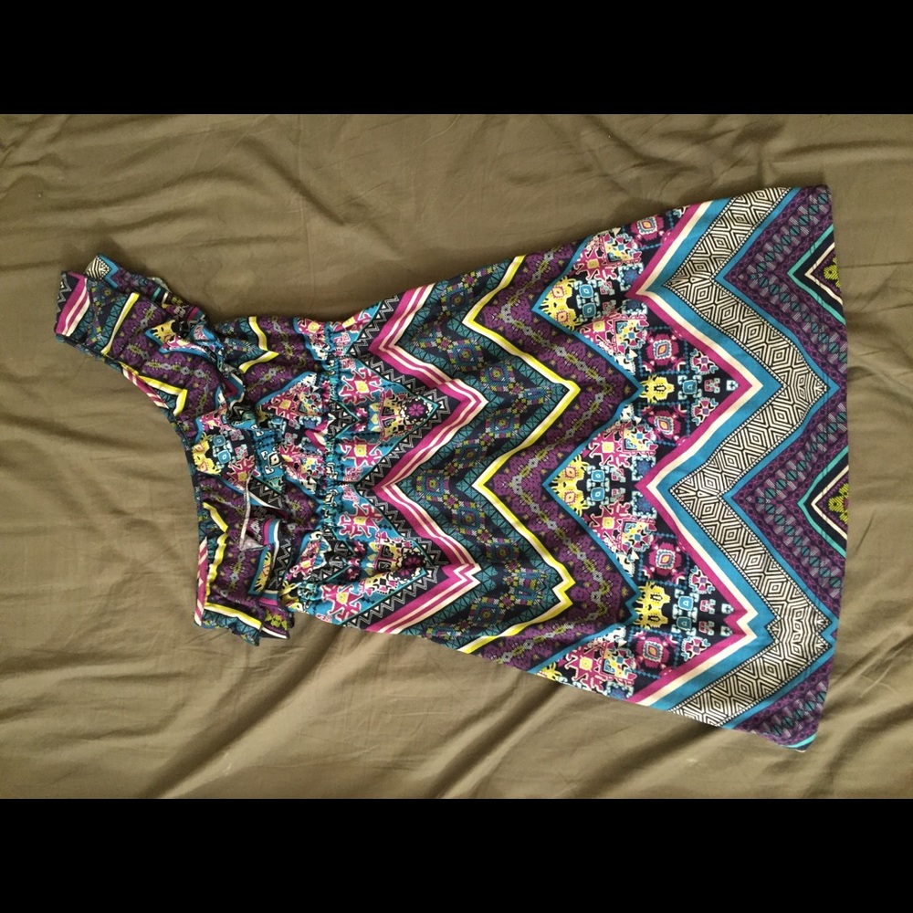 Aztec print dress